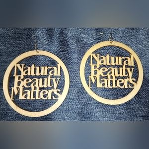 Large statement earrings